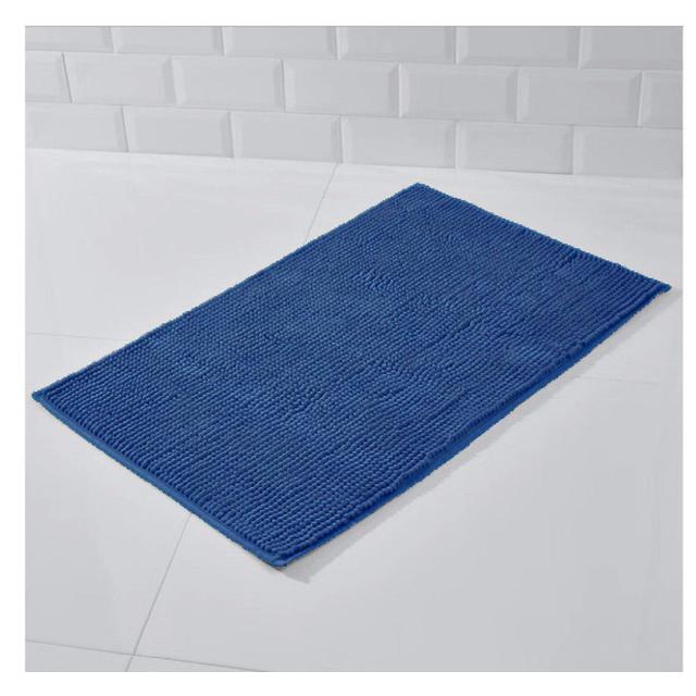 Nutmeg Blue Super Soft Bath Mat 