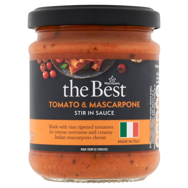 Morrisons The Best Tomato & Mascarpone Stir Through Pasta Sauce  190g