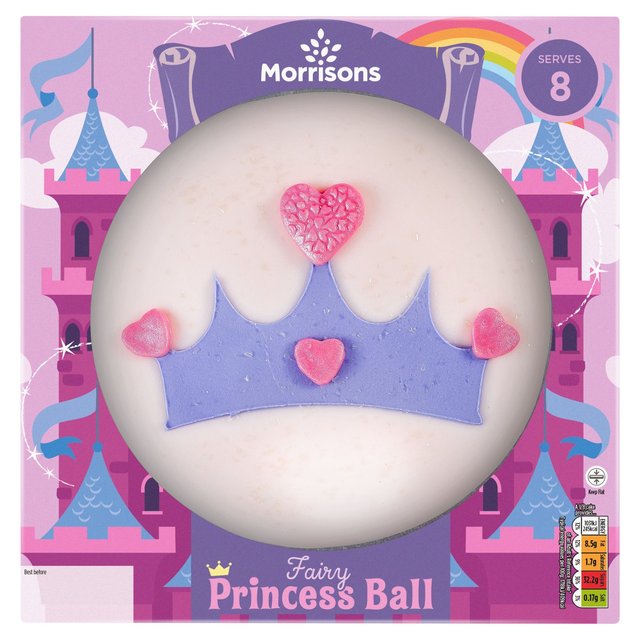 Morrisons Fairy Princess Ball Celebration Cake Serves 8 