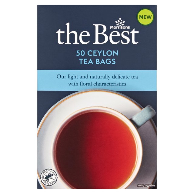 Morrisons The Best Ceylon 50 Tea Bags 125g