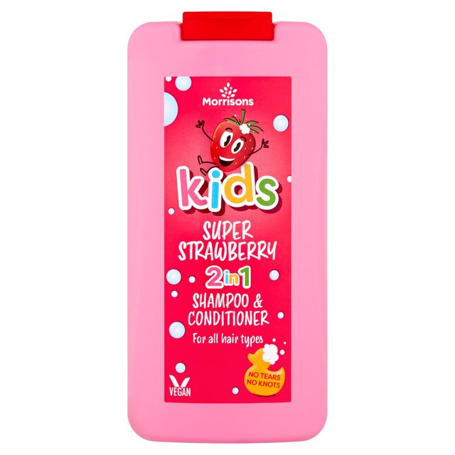 Morrisons Kids 2 In 1 Strawberry Shampoo & Conditioner 250ml