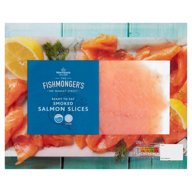 Morrisons Market Street  Smoked Salmon Slices 120g