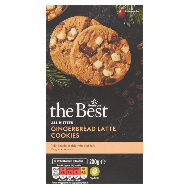 Morrisons The Best Gingerbread Latte Cookies 200g