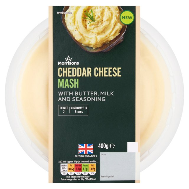 Morrisons Cheddar Cheese Mash 400g