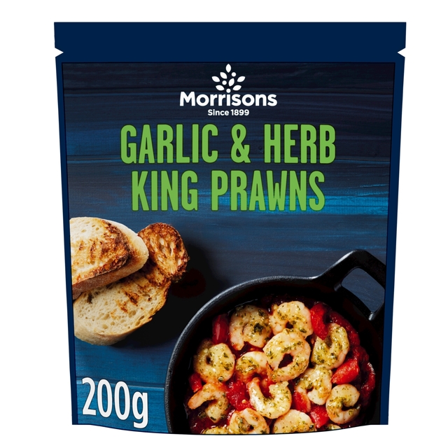 Morrisons Garlic & Herb Prawns 200g