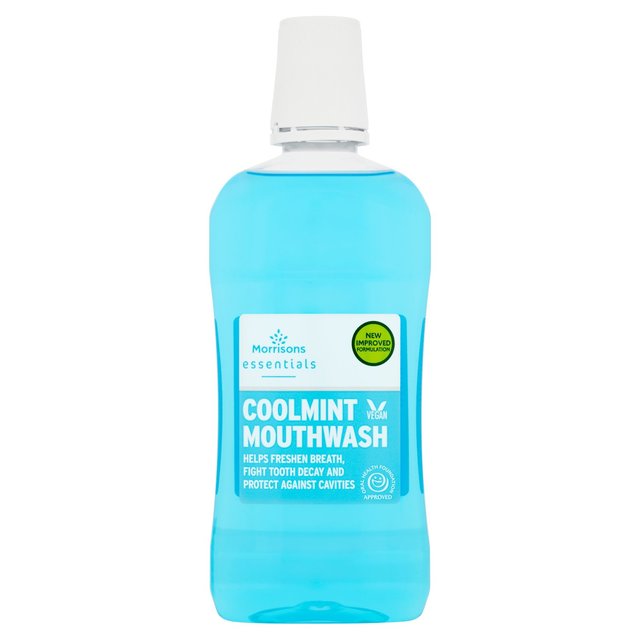 Morrisons Essentials Coolmint Mouthwash 500ml