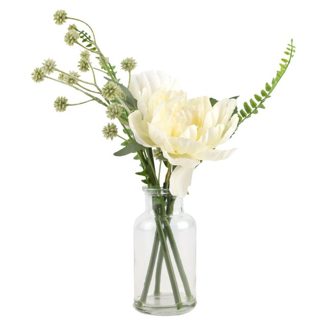 Nutmeg Home Florals In Glass Bottle 