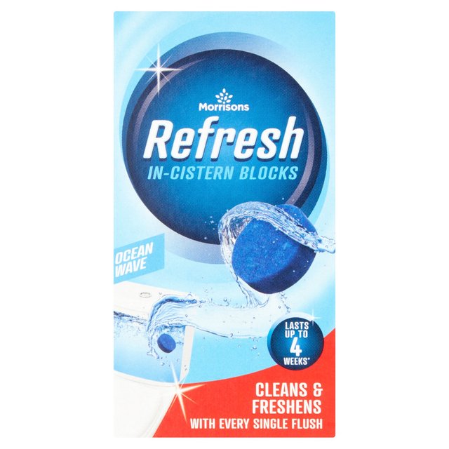 Morrisons Ocean Fresh In-Cistern Block 2 per pack