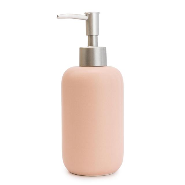 Morrisons Pink Ceramic Soap Dispenser 