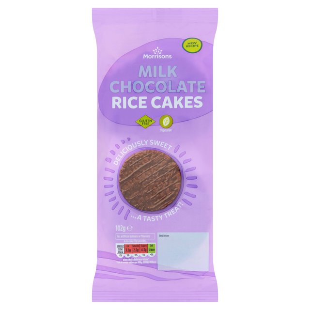 Morrisons Milk Chocolate Rice Cakes  102g