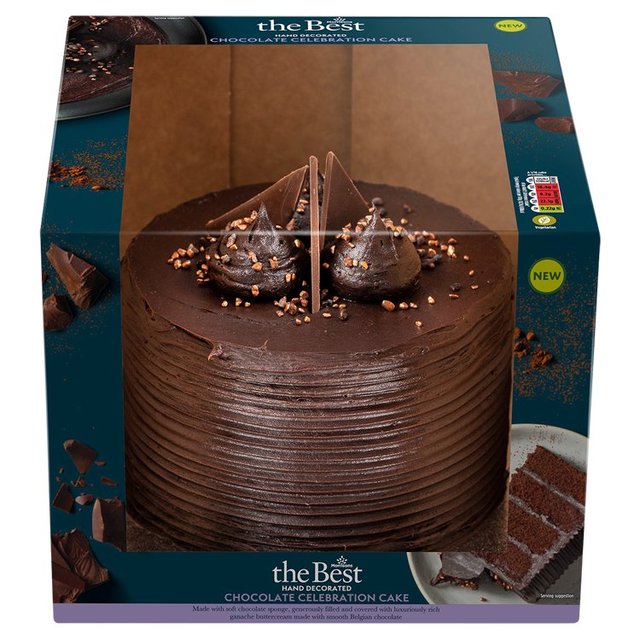 Morrisons The Best Hand Decorated Chocolate Celebration Cake Serves 16 