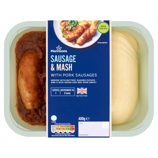 Morrisons Sausage & Mash 400g