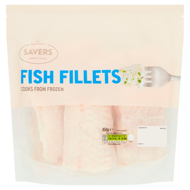 Morrisons Savers Fish Fillets  450g