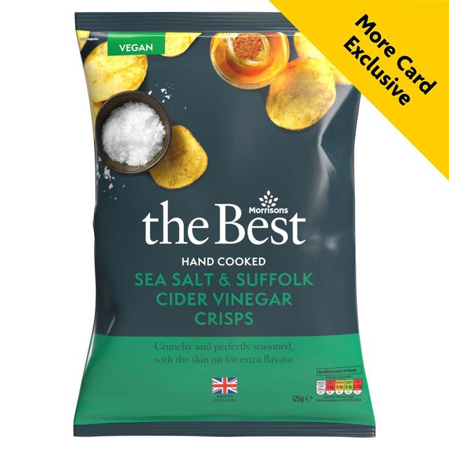 Morrisons The Best Sea Salt & Vinegar Crisps 125g