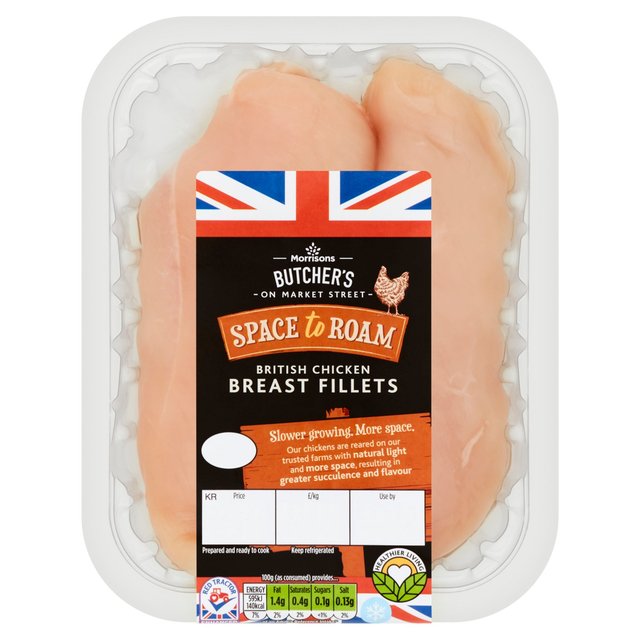 Morrisons Space To Roam Chicken Fillets 330g