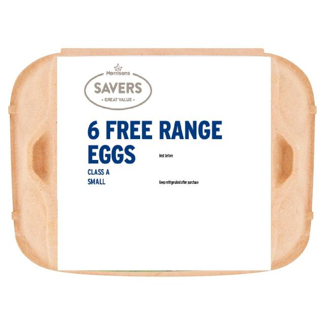 Morrisons Savers Small Free Range Eggs 6 per pack