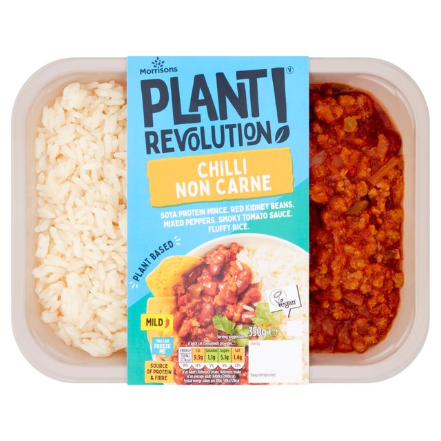 Morrisons Plant Revolution Chilli Con Carne & Rice 350g