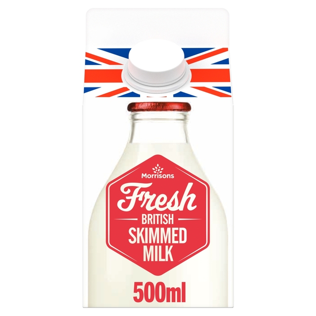 Morrisons Fresh Skimmed Milk 500ml