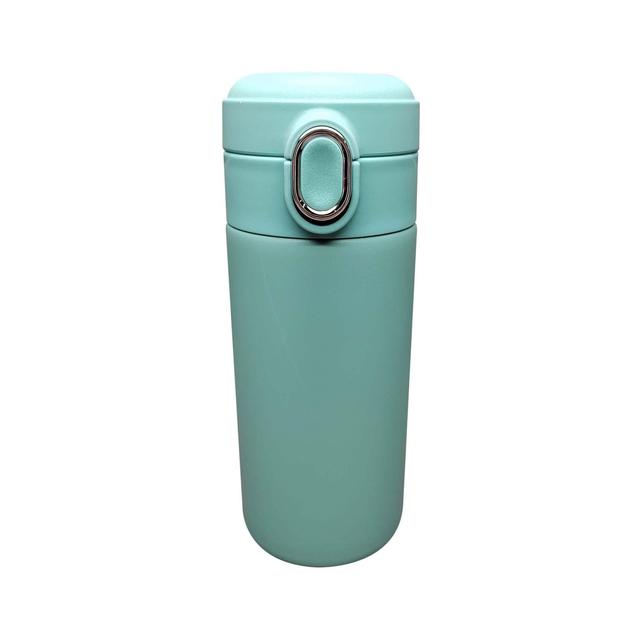 Nutmeg Home Turquoise Ceramic Coated Coffee Cup 