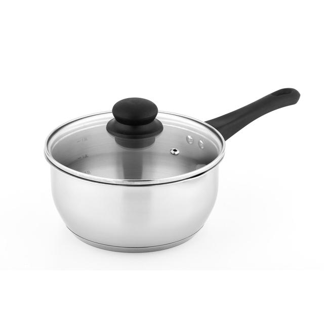 Nutmeg Home Stainless Steel Saucepan 18cm 