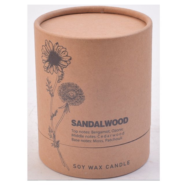 Nutmeg Home Habitation Soy Waxfill Sandalwood Candle In Tube 