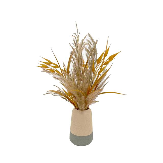 Nutmeg Home Wheat Faux Floral Ornament 