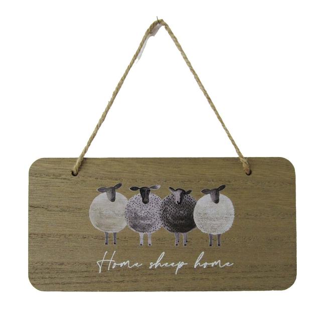 Nutmeg Home Home Sheep Home Plaque 