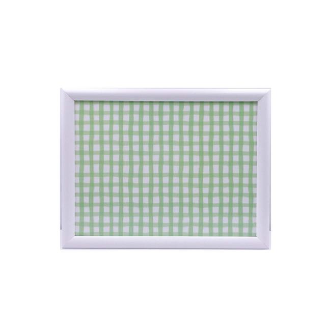 Nutmeg Home Gingham Lap Tray 