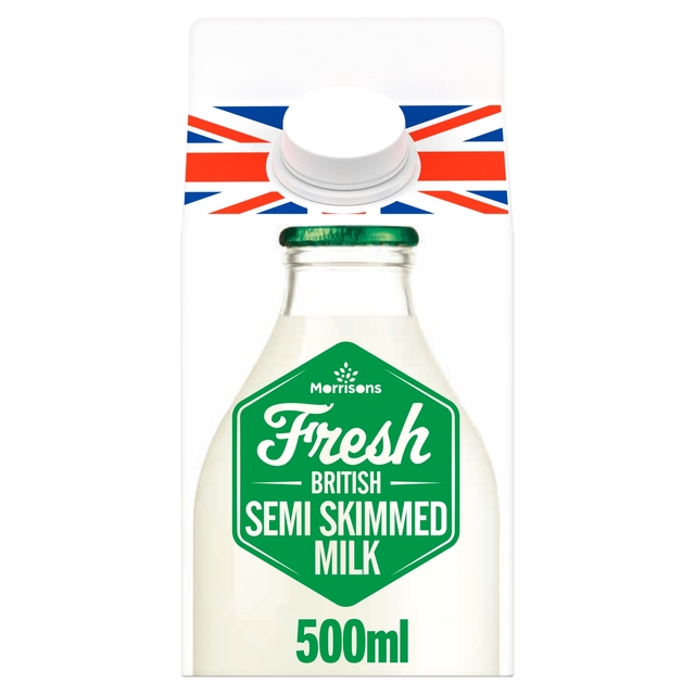 Morrisons Fresh Semi-Skimmed Milk  500ml