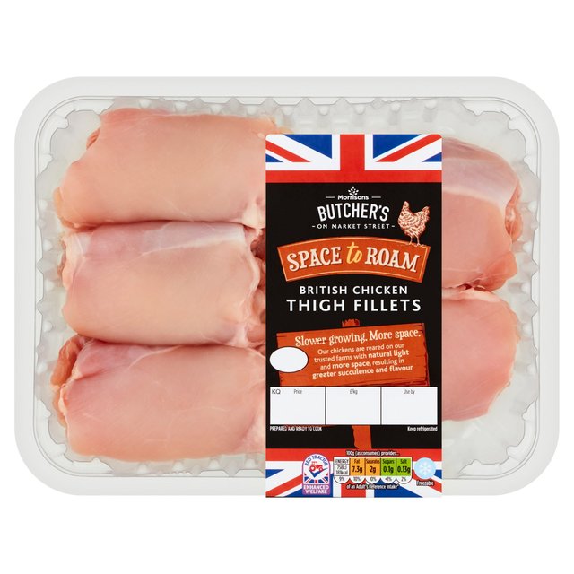 Morrisons Space To Roam Chicken Thigh Fillets 600g