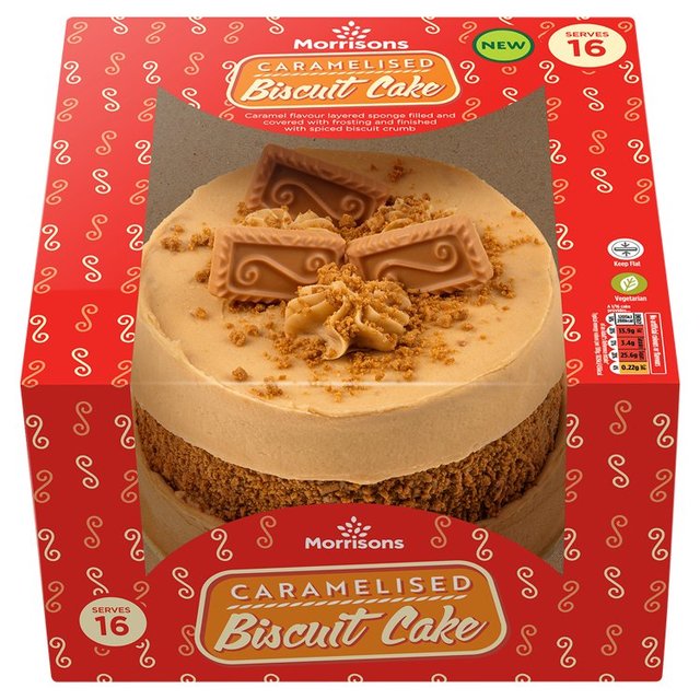 Morrisons Caramelised Biscuit Cake 