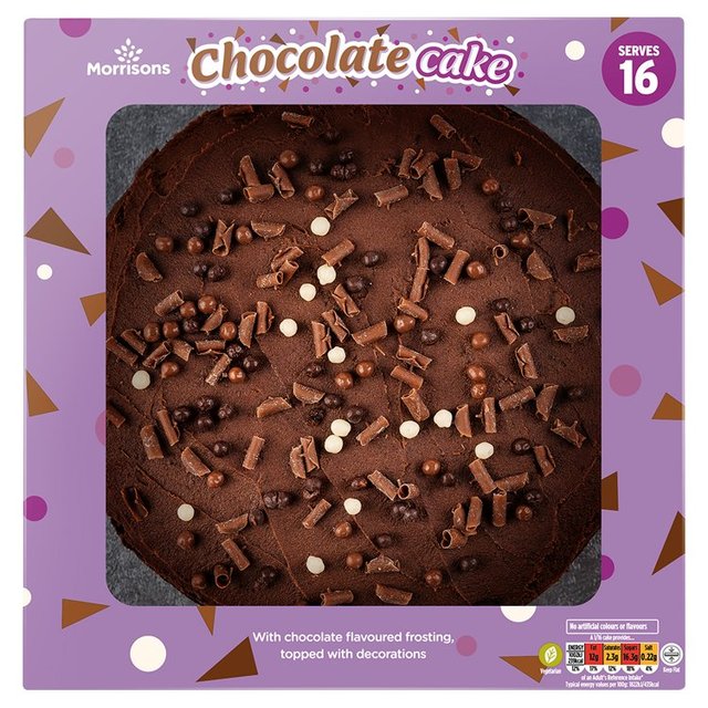 Morrisons Chocolate Celebration Cake 