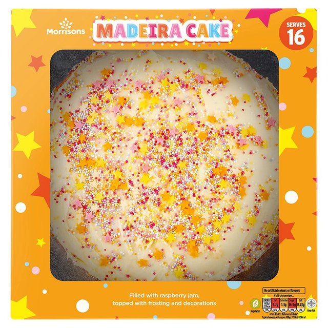 Morrisons Madeira Celebration Cake 