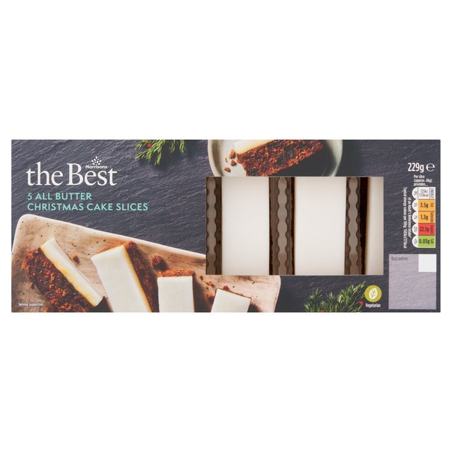 Morrisons The Best All Butter Christmas Cake Slices 5 per pack