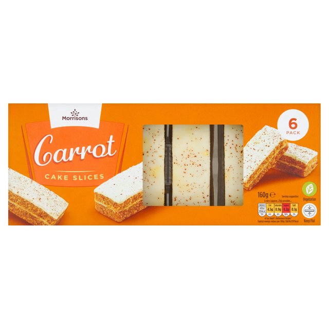 Morrisons 6 Carrot Cake Slices  160g