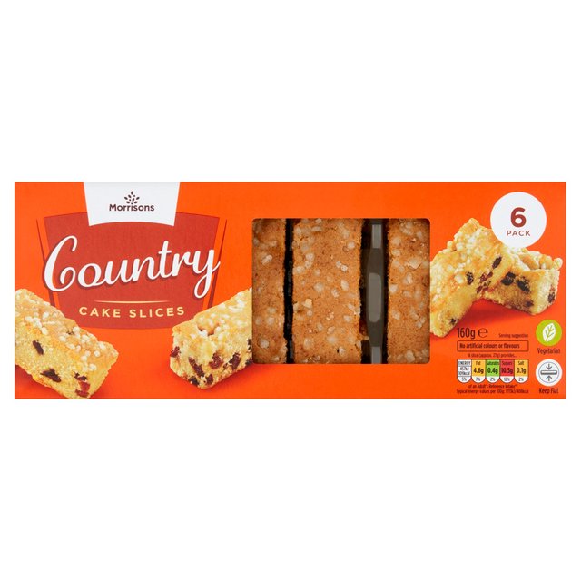 Morrisons 6 Country Cake Slices  160g