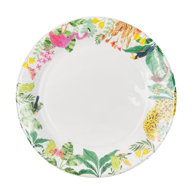 Nutmeg Home Jungle Menagerie Plates 23Cm  10 per pack