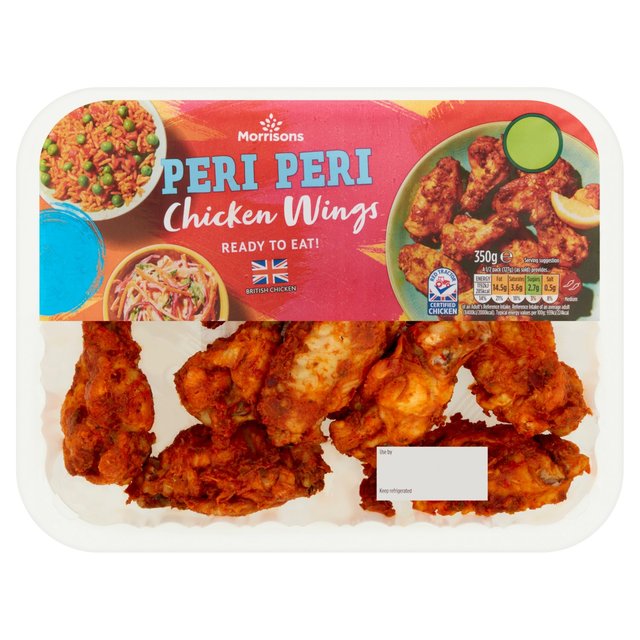 Morrisons Piri Piri Chicken Wings 350g