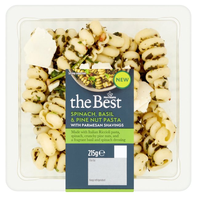 Morrisons The Best Spinach & Pinenut Pasta Salad 215g