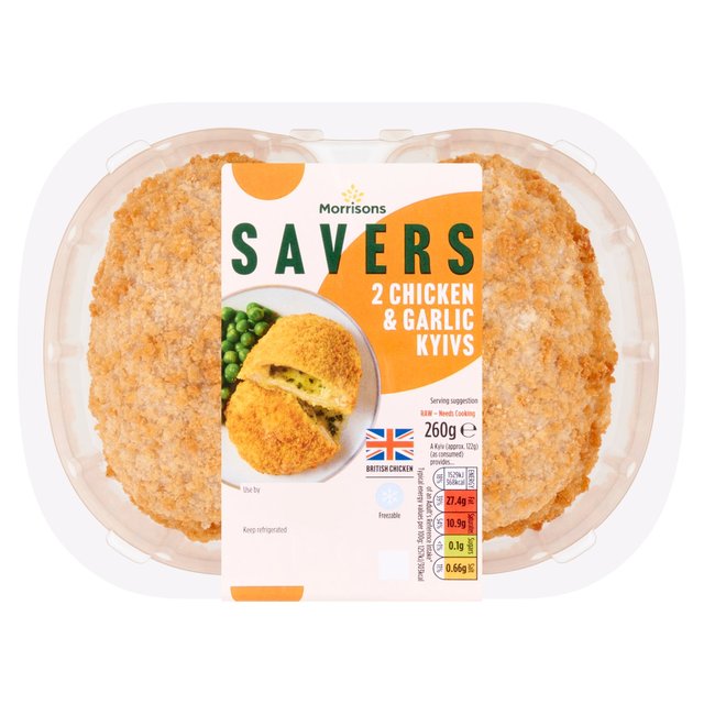 Morrisons Savers 2 Garlic Chicken 260g