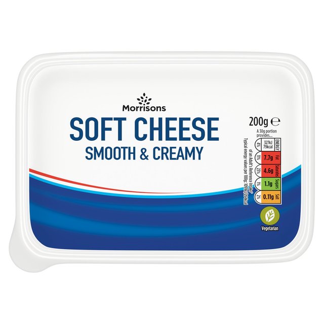 Morrisons Full Fat Plain Soft Cheese 200g