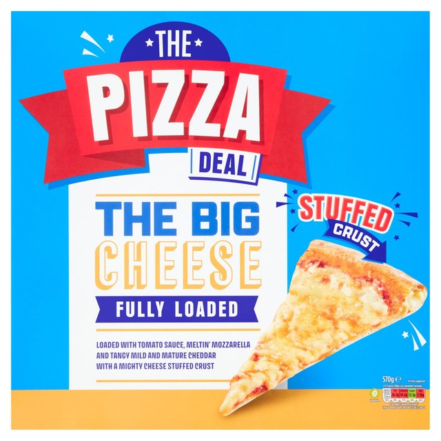 Morrisons The Pizza Deal Stuffed Crust Cheese Feast  580g