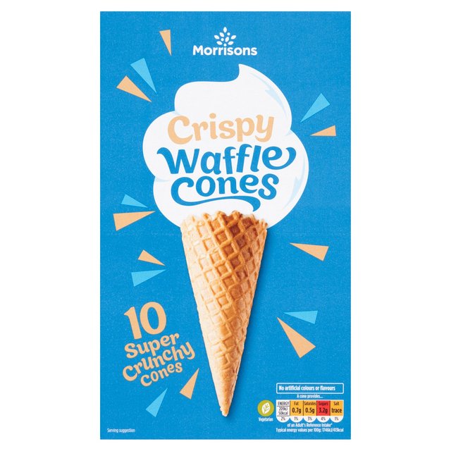 Morrisons Waffle Cones 10 per pack