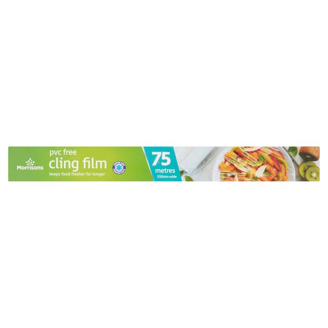 Morrisons Pvc Free Cling Film 75m 75m