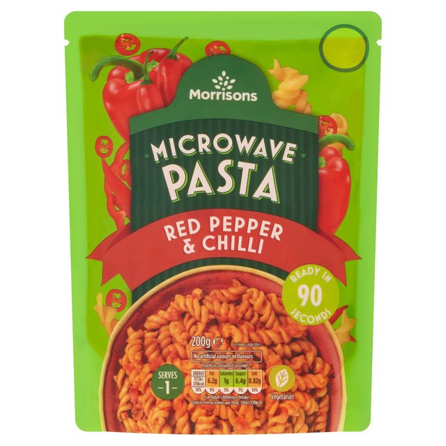 Morrisons Spicy Tomato & Pepper Microwave Pasta  200g