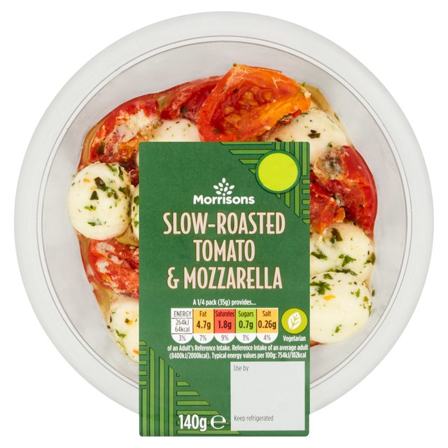 Morrisons Semi Dried Tomato & Mozzarella 140g