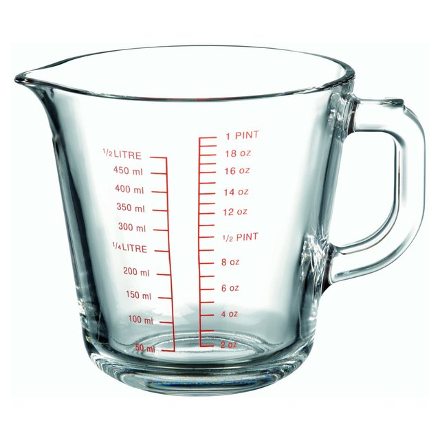 Nutmeg Home Glass Measuring Jug 1L