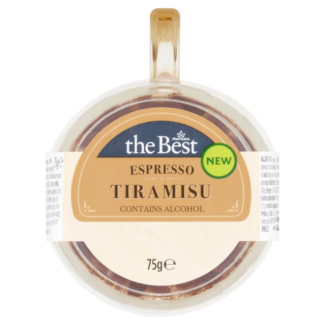 Morrisons The Best Espresso Tiramisu Contains Alcohol 75g