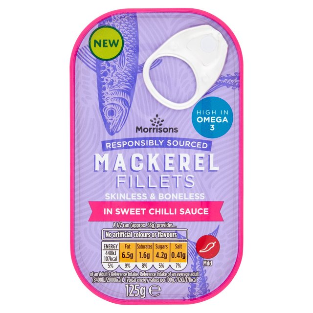 Morrisons Mackerel Sweet Chill (125g) 125g