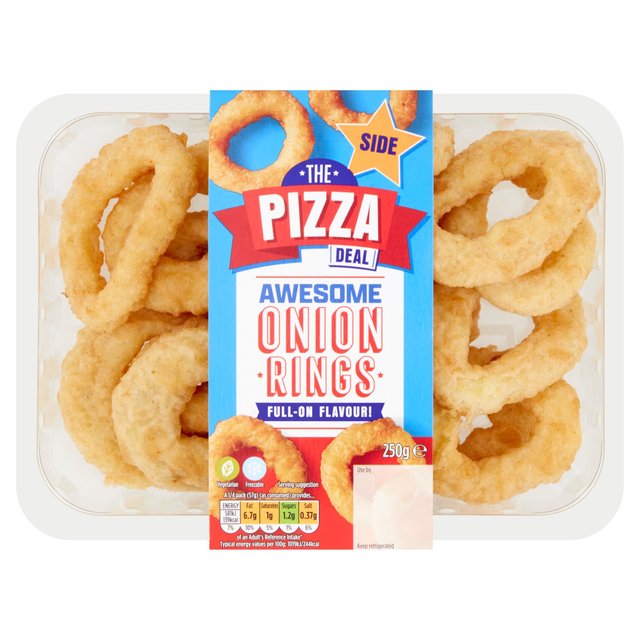 Morrisons Pizza Sides Onion Rings 250g